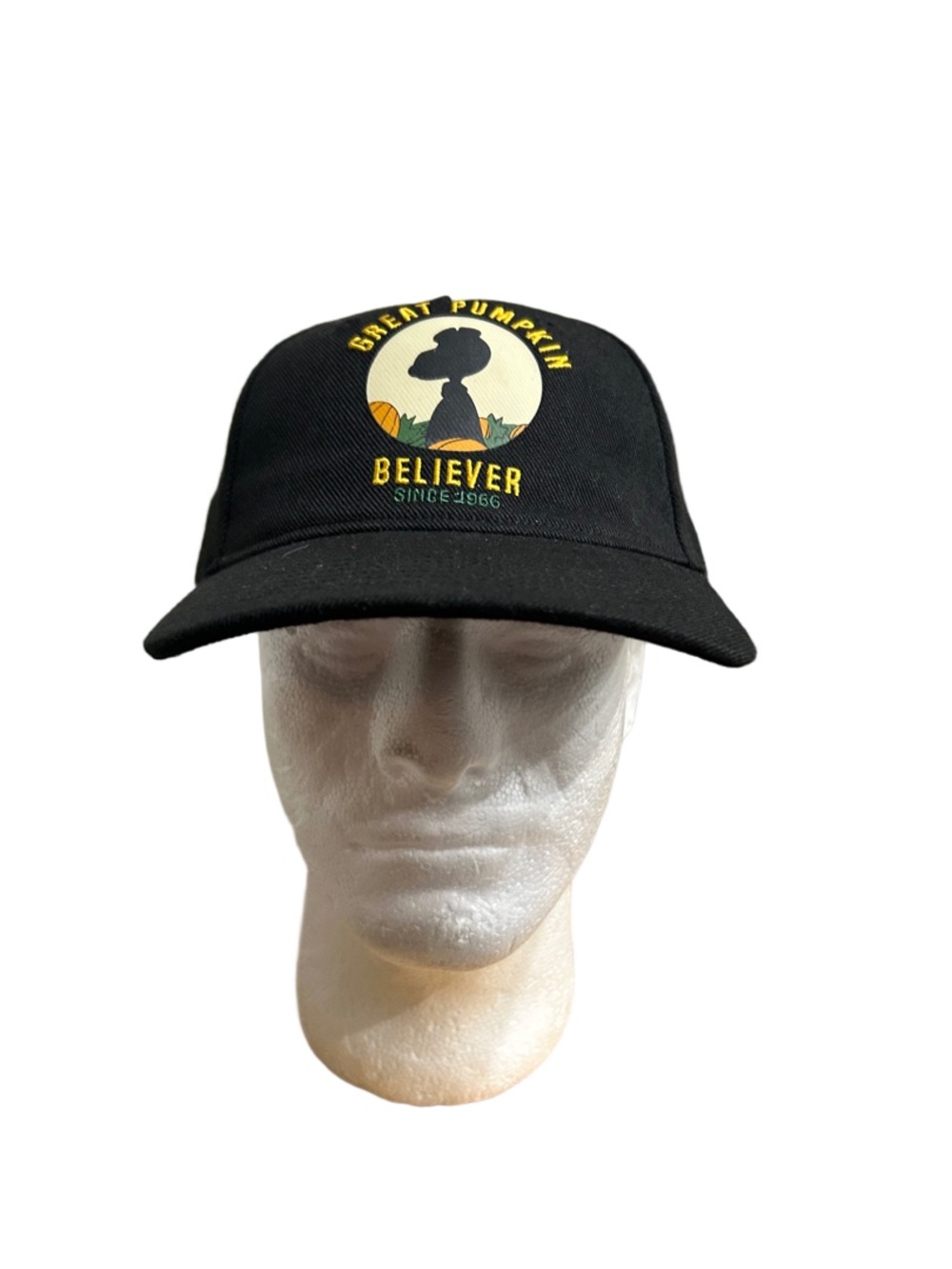 Believer Great Pumpkin Black Baseball Cap